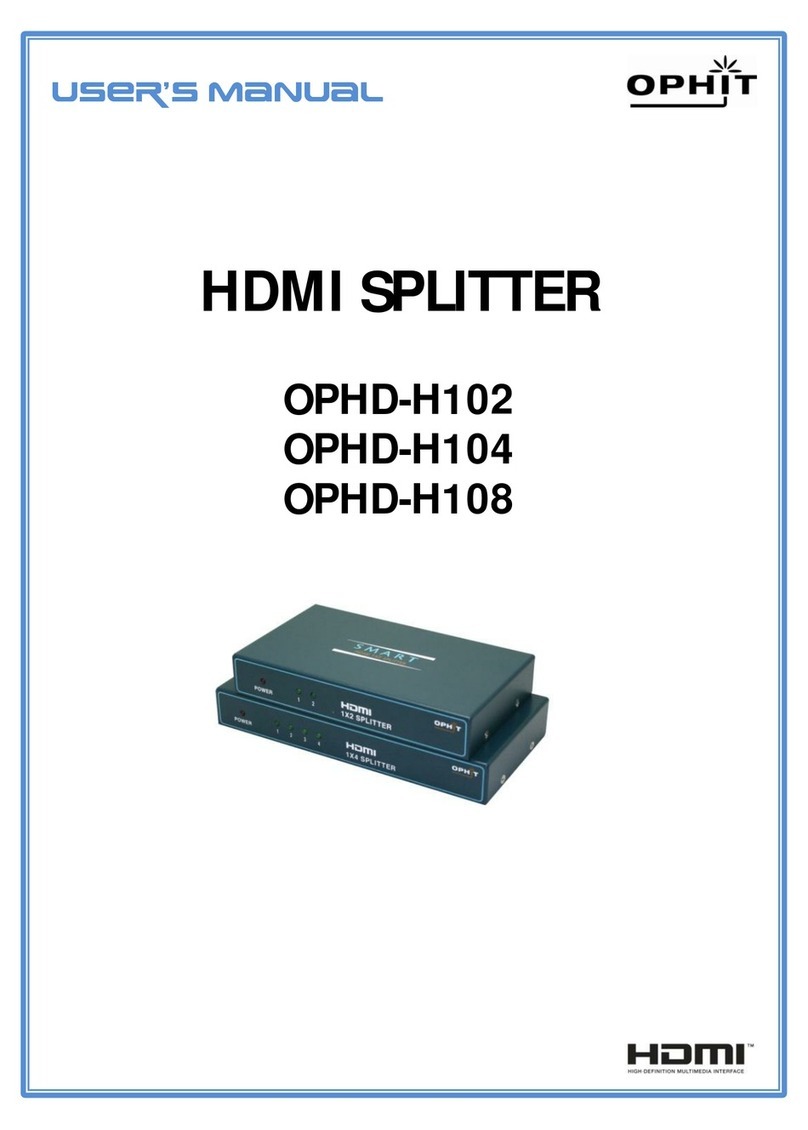 Ophit OPHD-H102 user manual