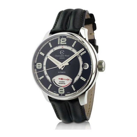 Christopher Ward C90 Beckett's Power Reserve User guide