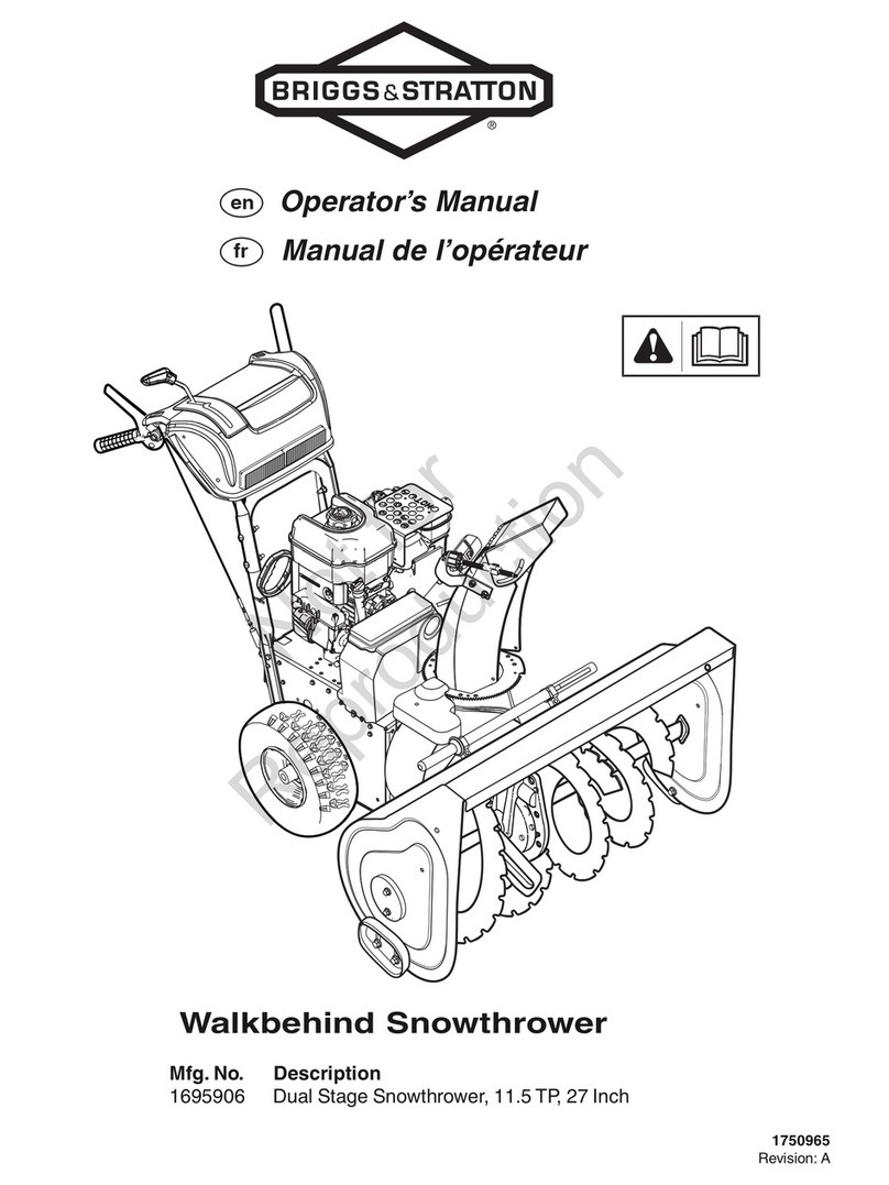 Briggs & Stratton 1695906 User manual