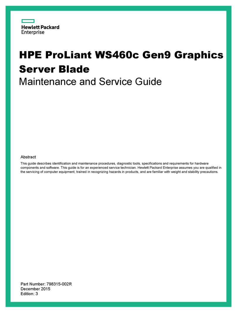 HP ProLiant WS460c Gen9 Manual HP ProLiant WS460c Gen9 Manual