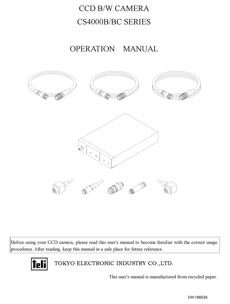 Teli CS400B series User manual