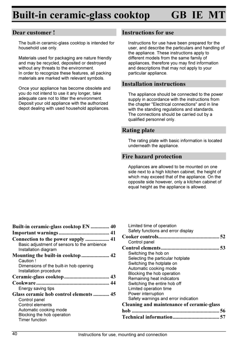 Gorenje SVK61TS user manual