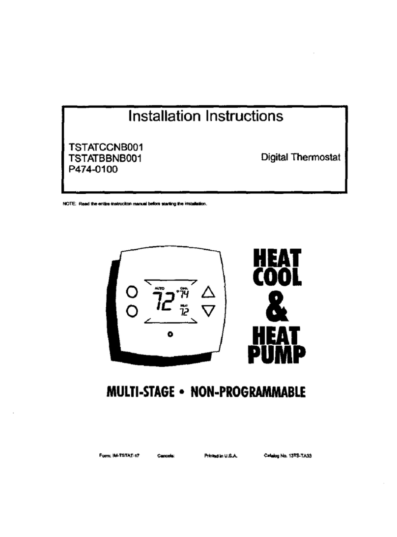 Bryant TSTATCCNB001 User manual