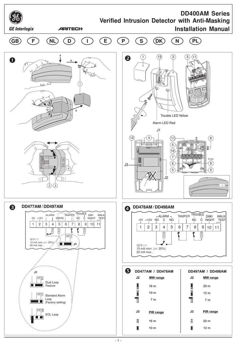 Aritech DD400AM User manual