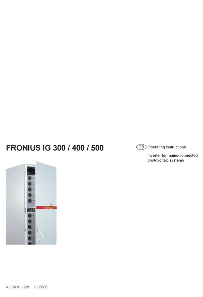 FRO­NIUS IG 300 User manual
