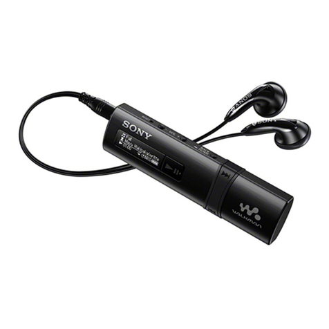 Sony NWZ-B183? NWZ-B183F Reference guide