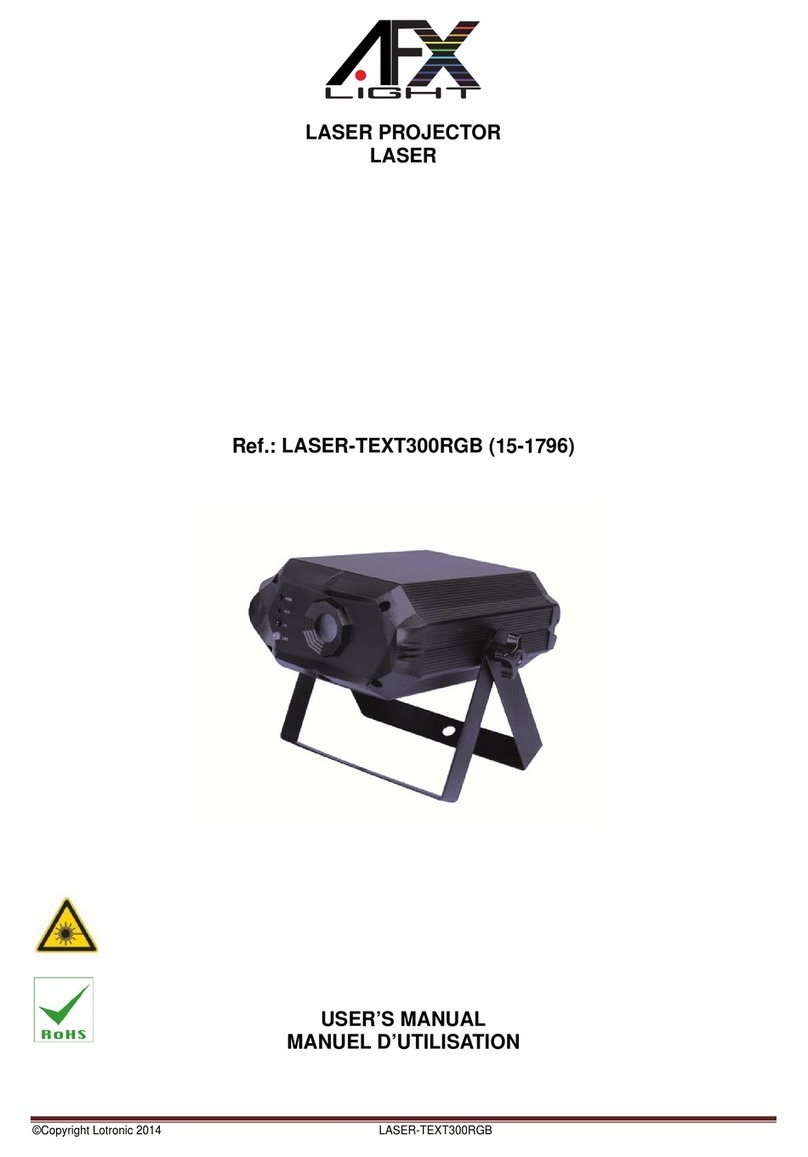afx light laser-text300rgb User manual
