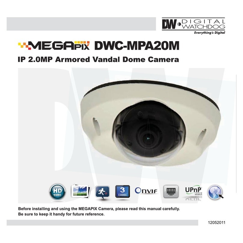 Digital Watchdog MEGApix DWC-MPA20M User manual Digital Watchdog MEGApix DWC-MPA20M User manual