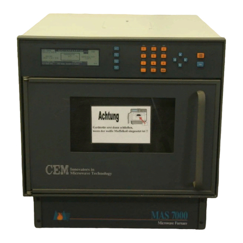 CEM MAS 7000 User manual
