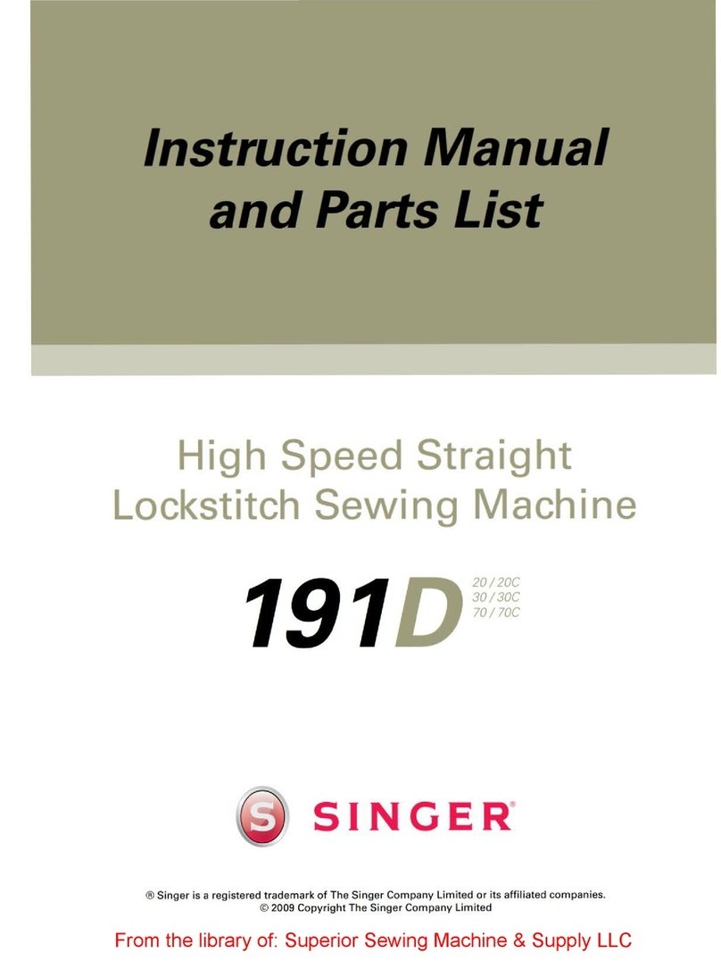 Singer 191D-20 User manual