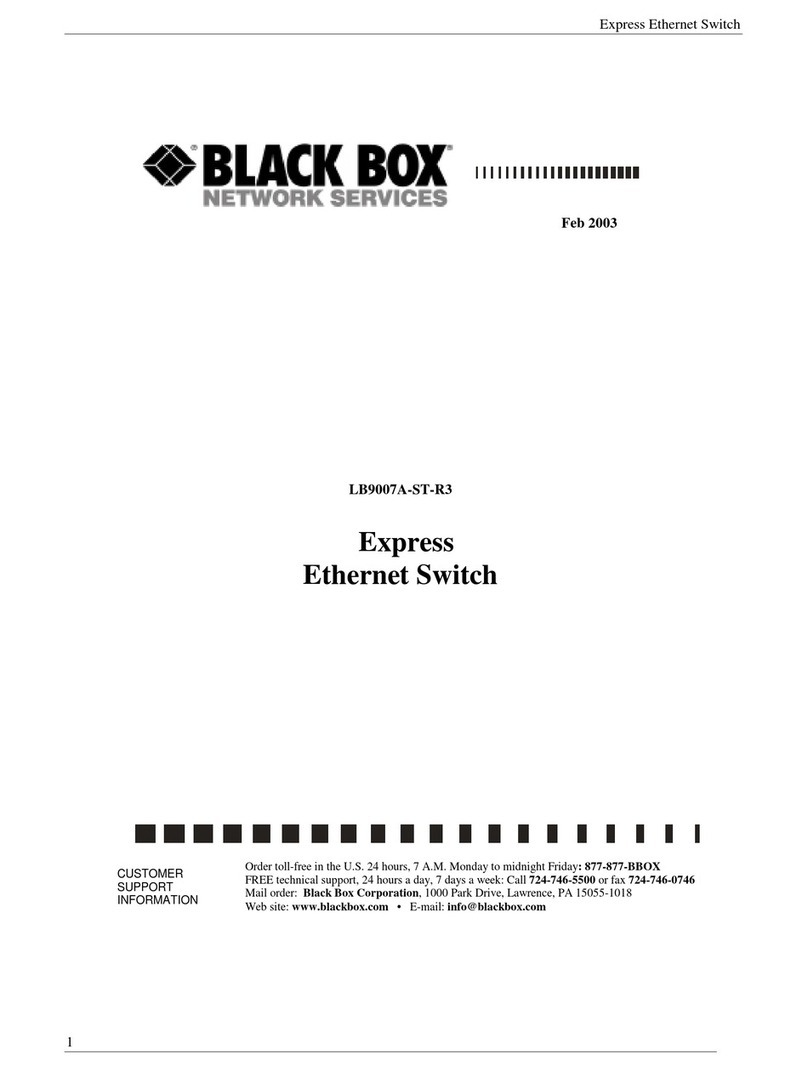Black Box LB9007A-ST-R3 user manual