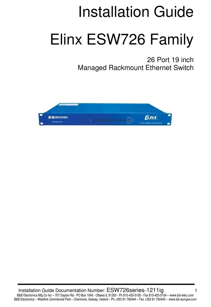 Elinx ESW726 Family installation guide