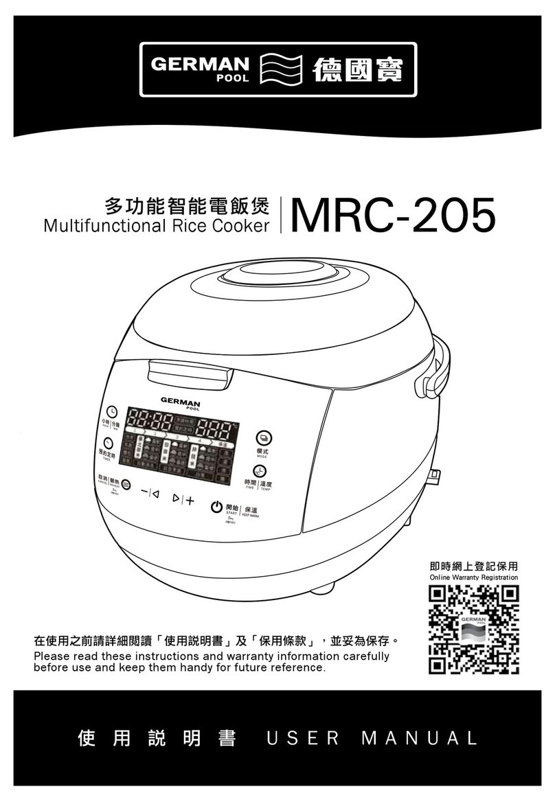 German pool MRC-205 user manual