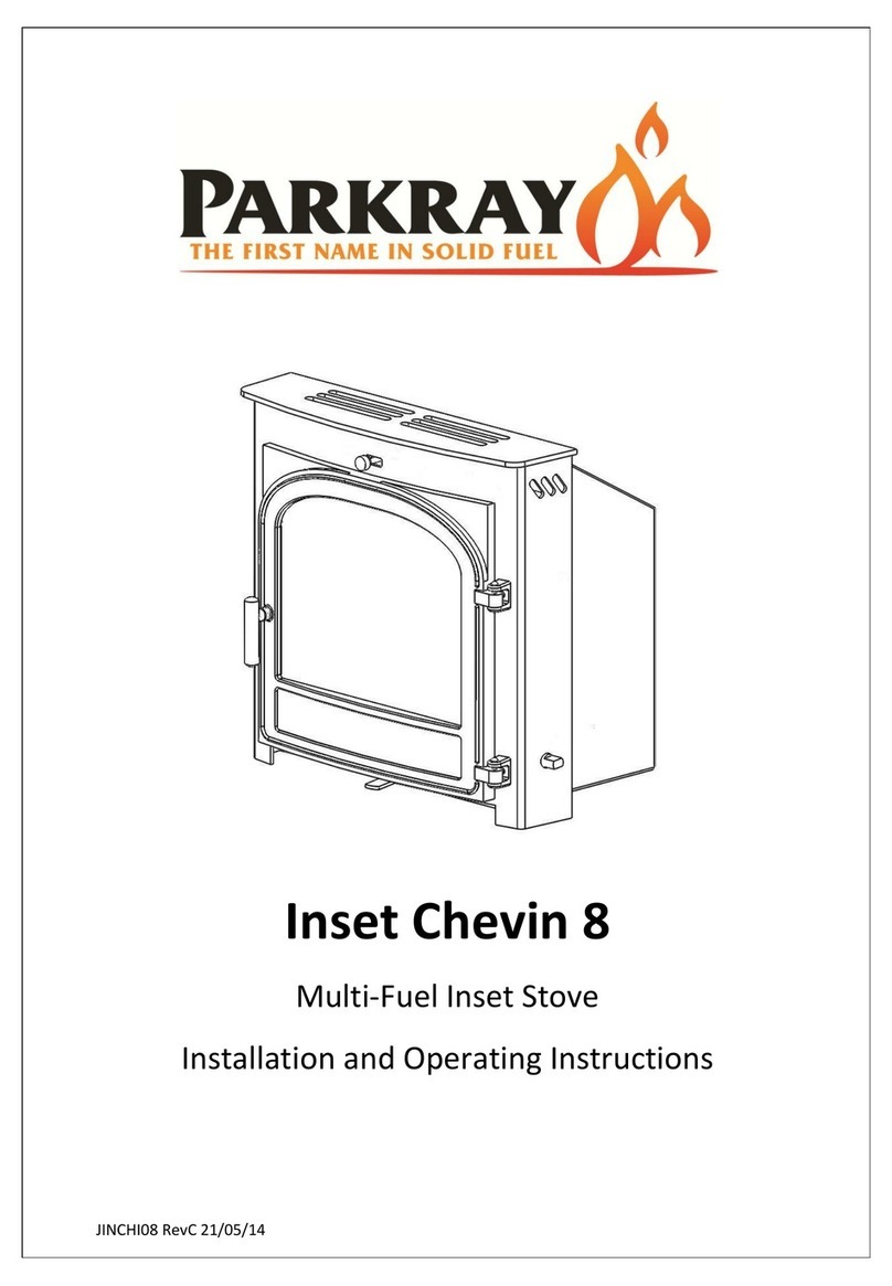 Parkray Inset Chevin 8 Installation and operating instructions