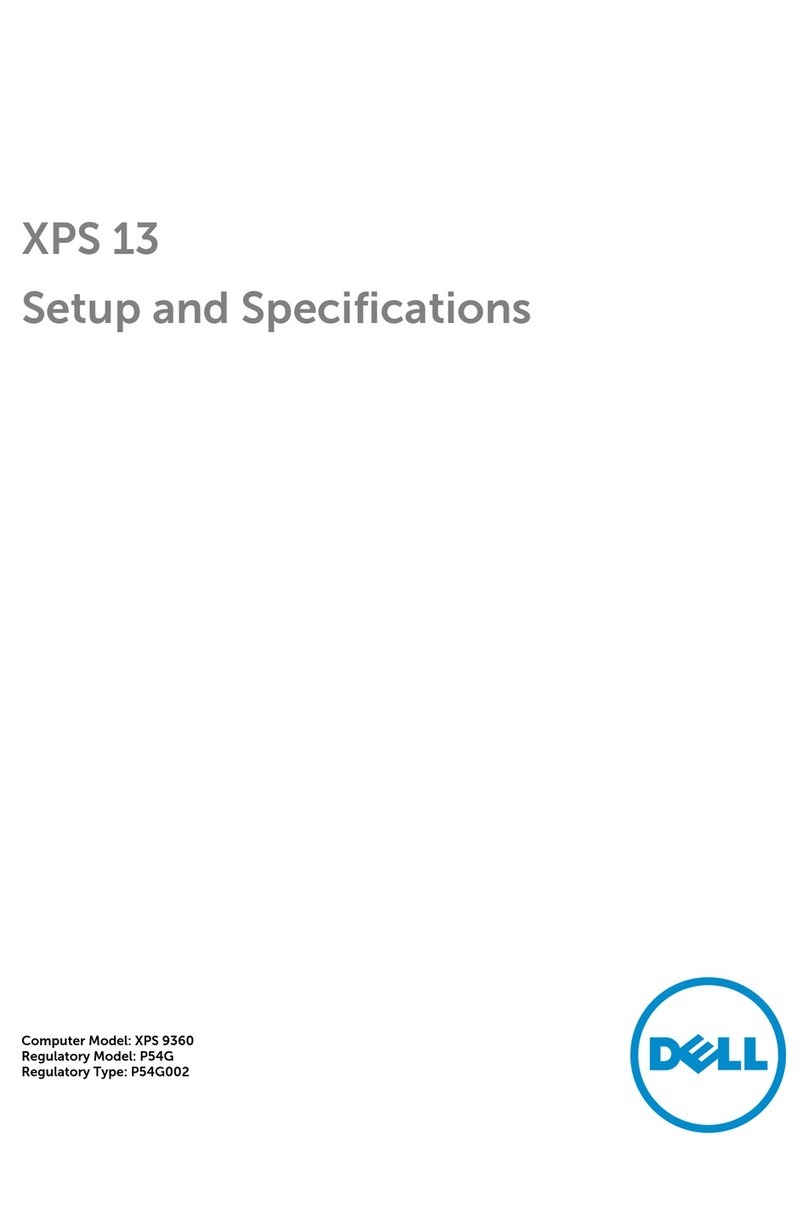Dell XPS 13 Setup and specifications