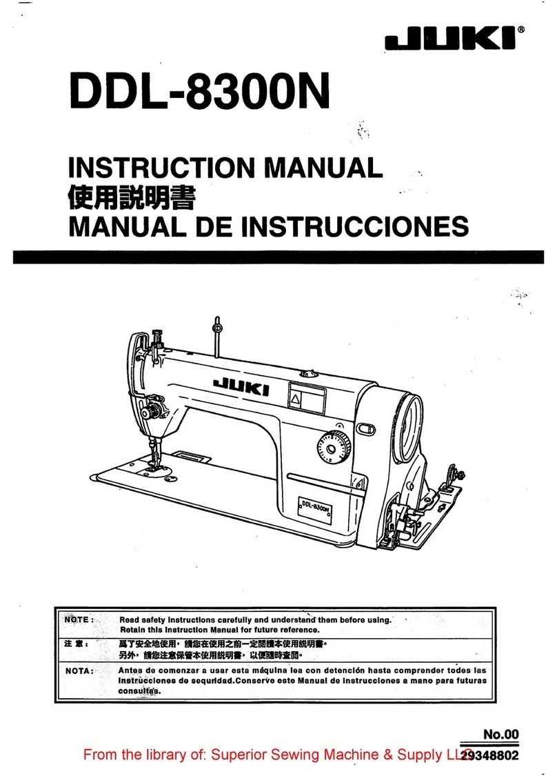 JUKI DDL-8300N instruction manual