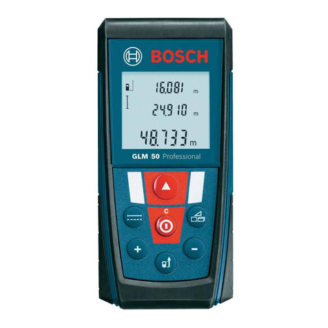 Bosch GLM 50 Professional User manual