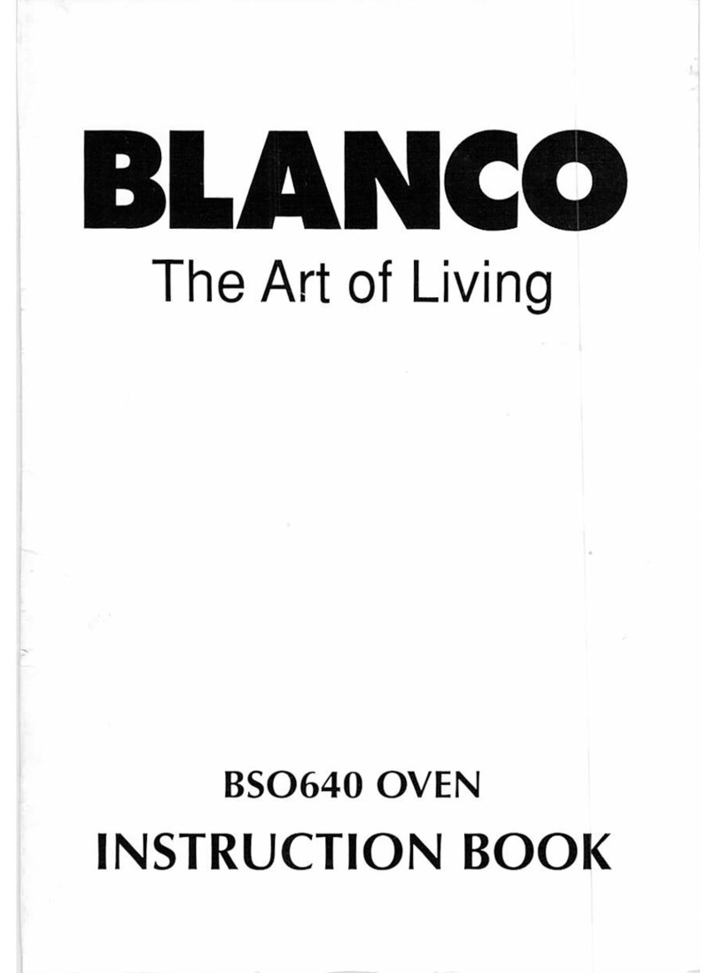Blanco BSO 640 User manual Blanco BSO 640 User manual