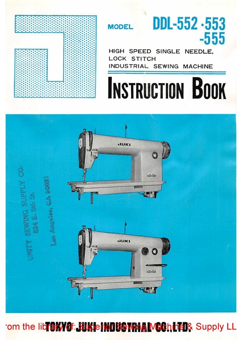 JUKI DDL 552 User manual