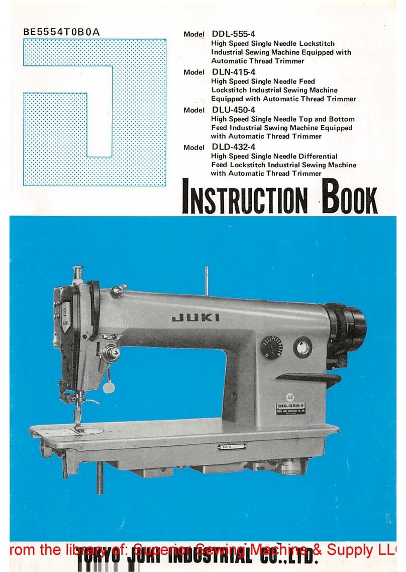 JUKI DDL-555-4 Instruction book