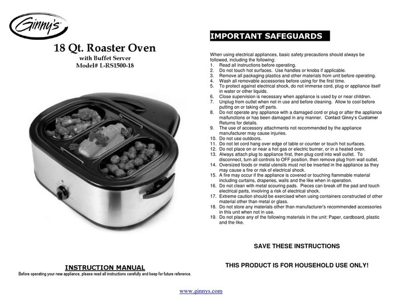 Ginnys L-RS1500-18 User manual