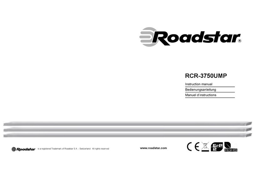 Roadstar RCR-3750UMP User manual