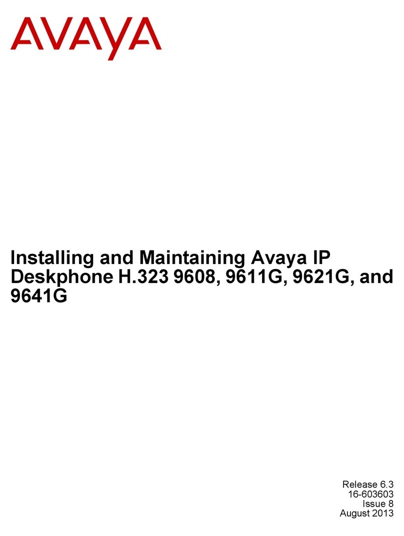 Avaya one-X H.323 9608 Assembly Instructions