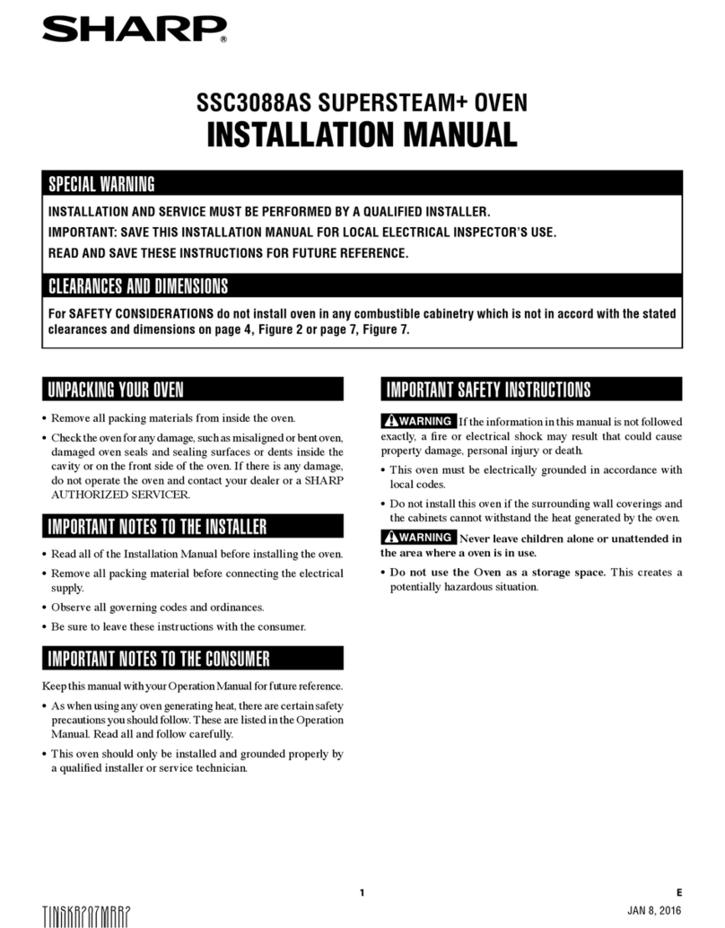 Sharp SuperSteam+ SSC3088AS User manual