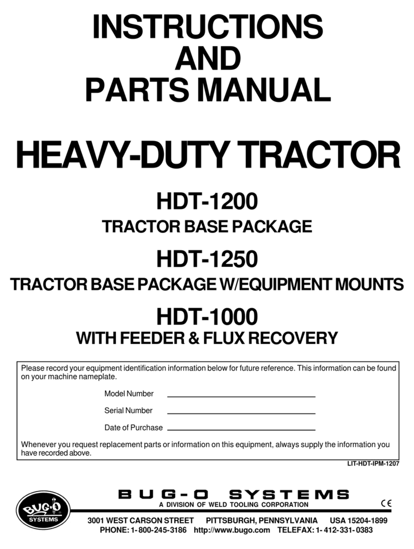 BUG-O HDT-1200 Instructions and parts manual