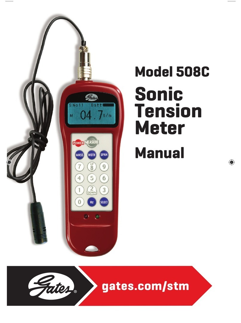 Gates 508C User manual
