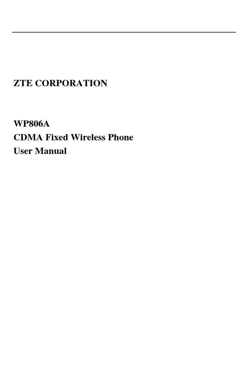 Zte WP806A user manual