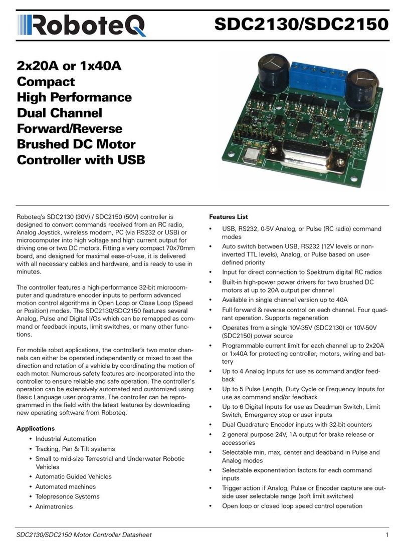 RoboteQ SDC2130 manual