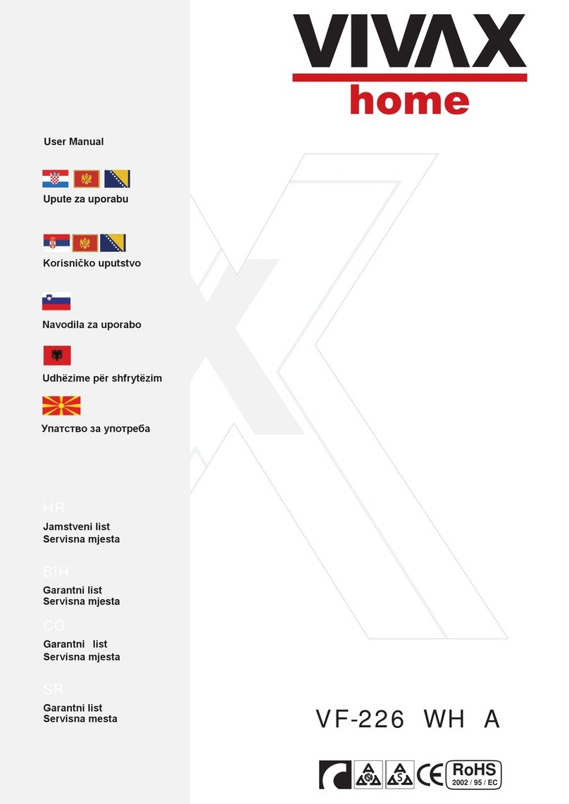 Vivax VF-226 WH A User manual Vivax VF-226 WH A User manual