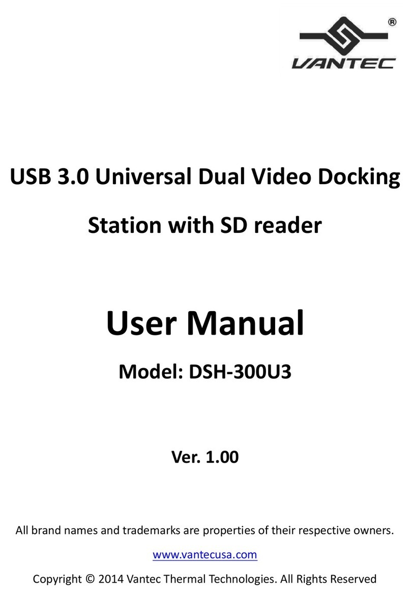 Vantec DSH-300U3 user manual Vantec DSH-300U3 user manual