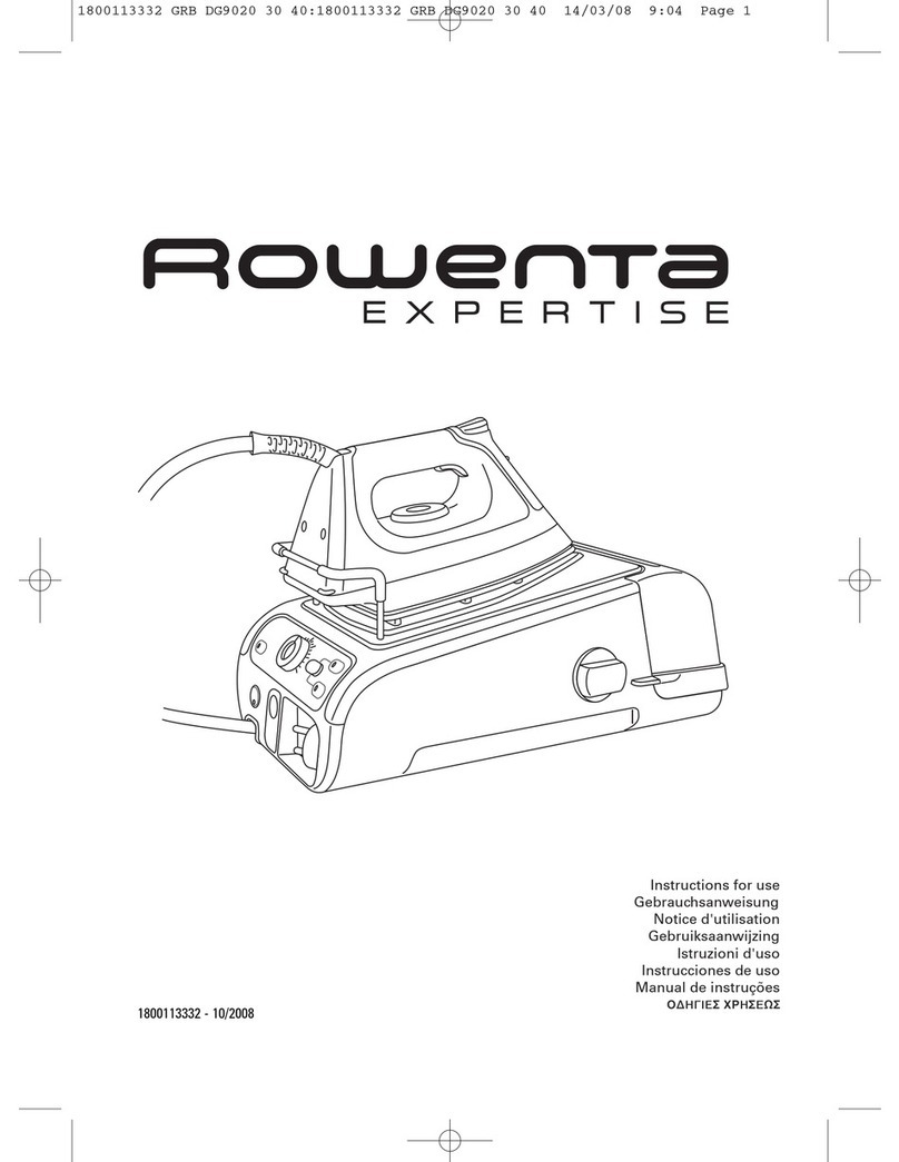 Rowenta Expertise Instructions for use