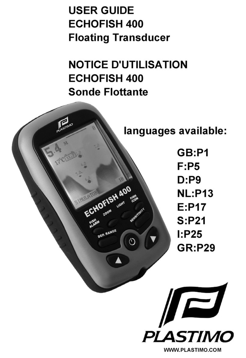 Plastimo ECHOFISH 400 user guide