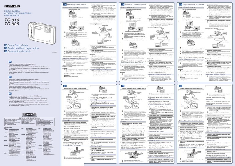 Olympus Tough TG-810 User manual