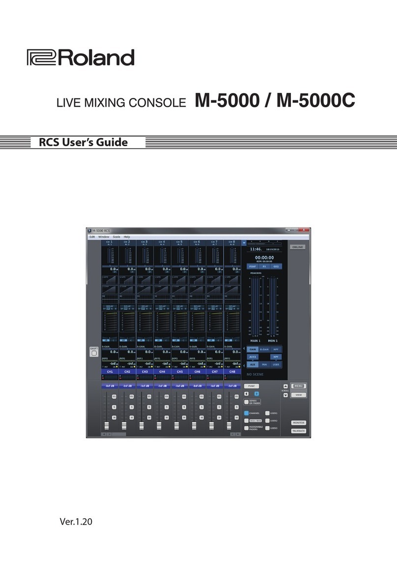 Roland M-5000 User manual