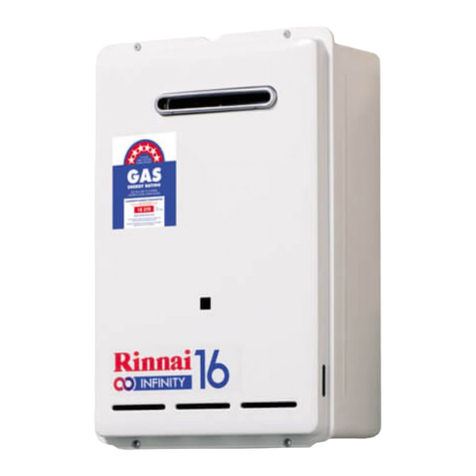 Rinnai INFINITY 16 Installation instructions