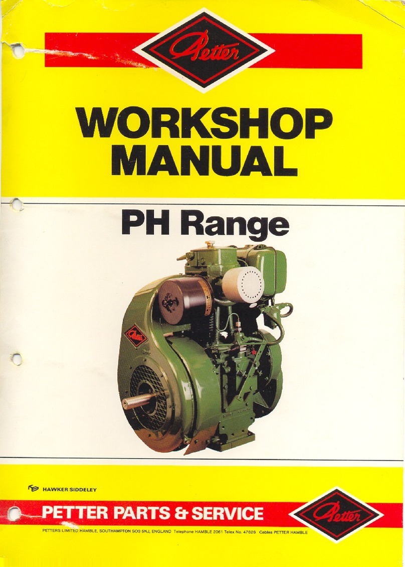 Petter PH Range Series Workshop manual