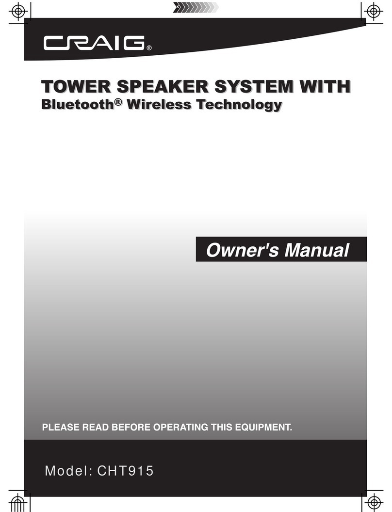 Craig CHT915 owner's manual