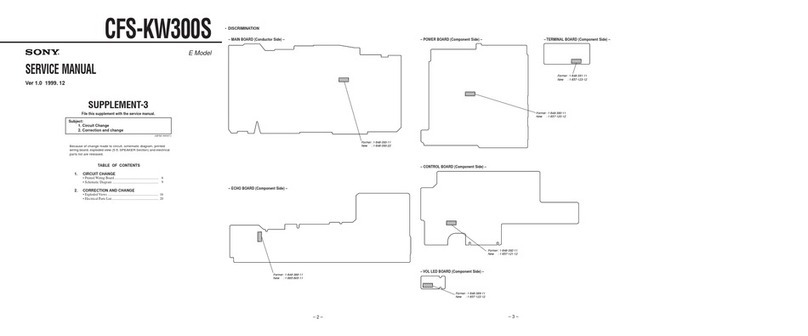 Sony CFS-KW300S User manual