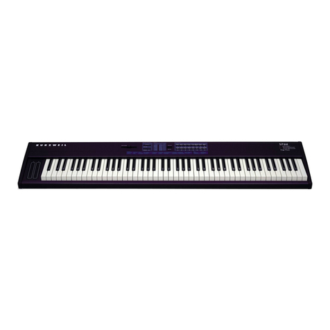 Kurzweil sp88x User manual