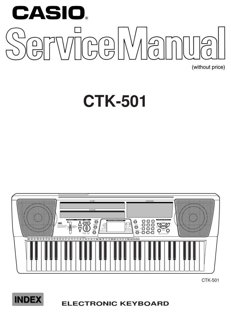 Casio CTK-501 Service manual