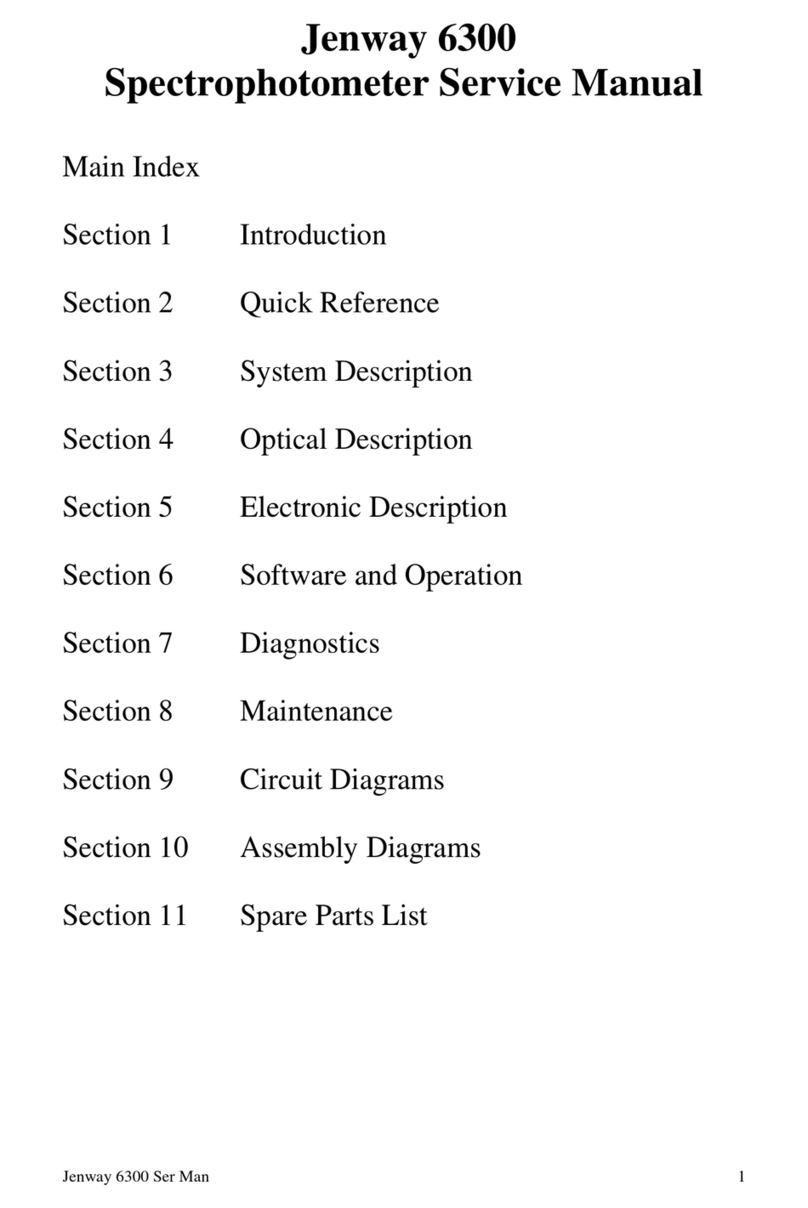 jenway 6300 User manual