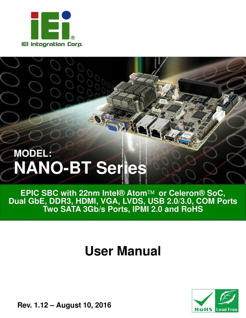 IEI Technology NANO-BT Series User manual