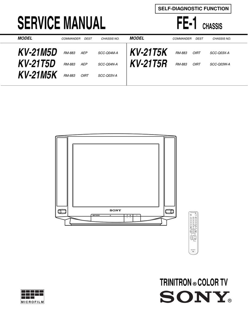 Sony TRINITRON KV-21M5D User manual