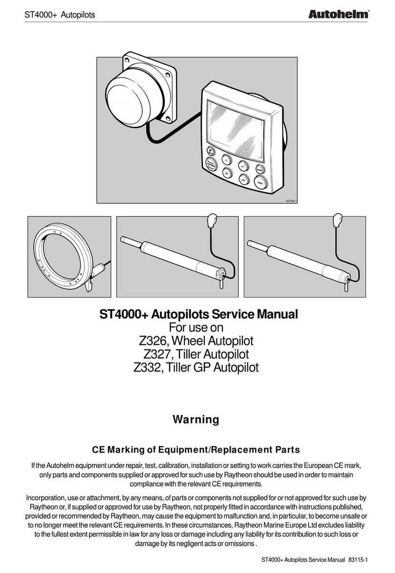 Raymarine autopilot ST4000+ Service manual