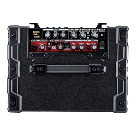 Roland CUBE 60XL BASS User manual Roland CUBE 60XL BASS User manual