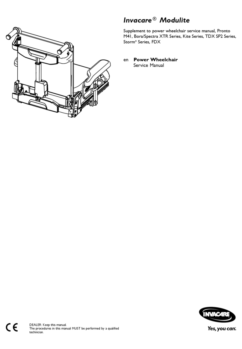 Invacare Modulite Pronto M41 User manual